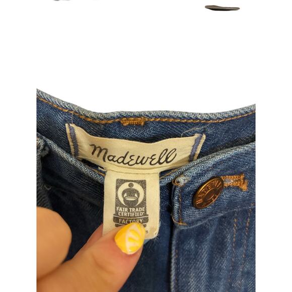 Madewell Baggy Straight Jeans Women’s 30 Dark Wash High Rise Casual Denimcore - Picture 4 of 6